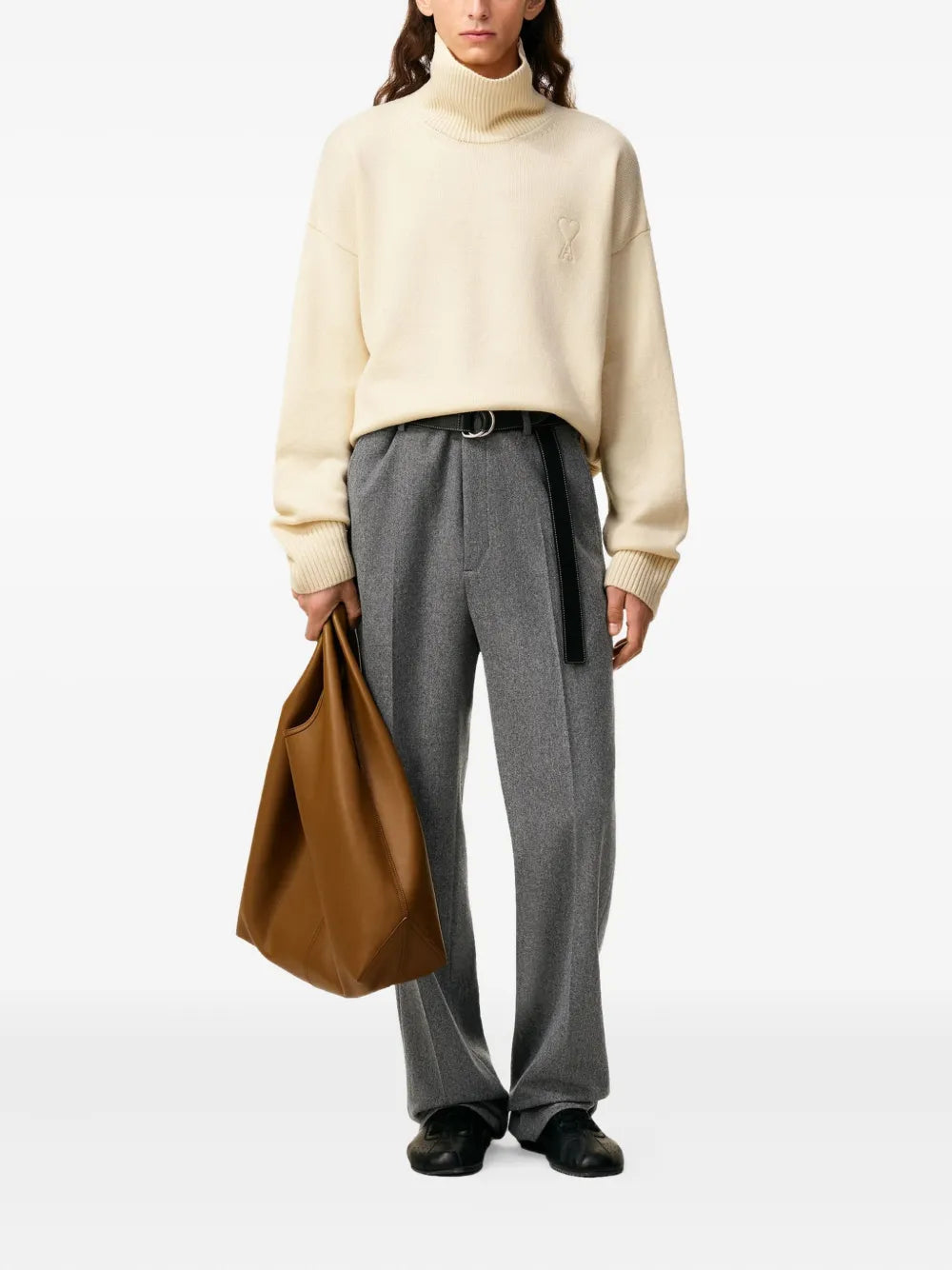 Ami de coeur turtleneck sweater