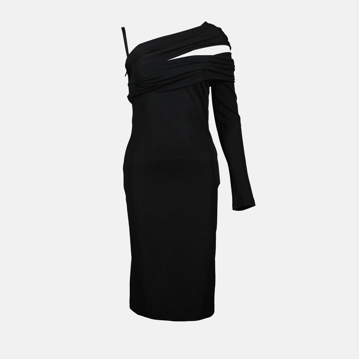 Black Asymmetrical Dress