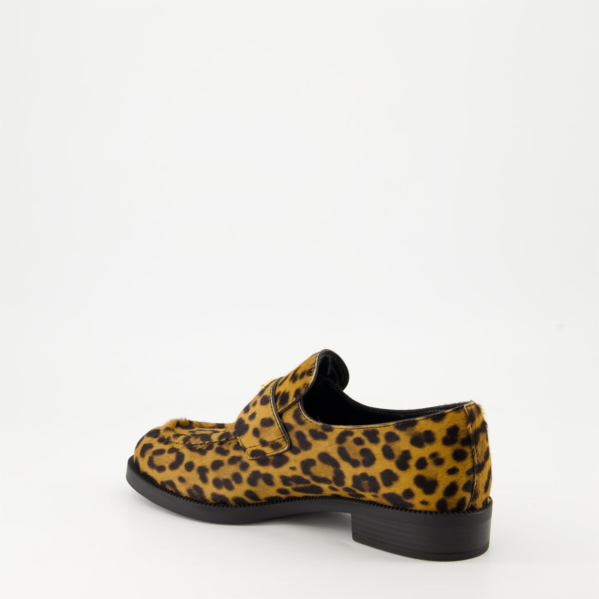 Leopard Velvet Loafers