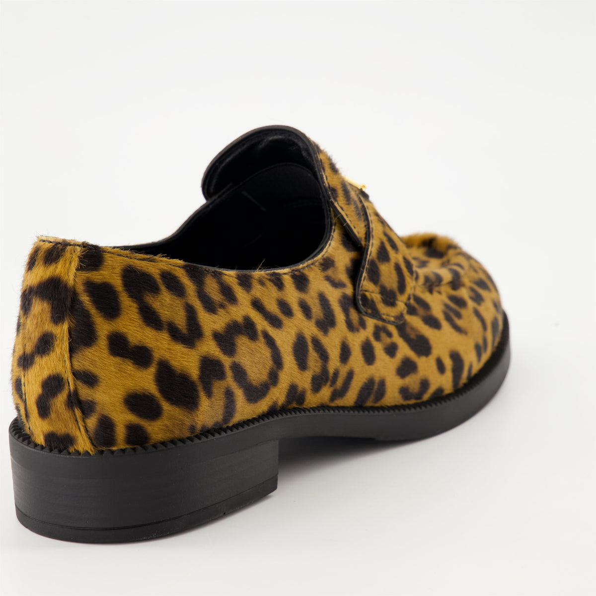 Leopard Velvet Loafers