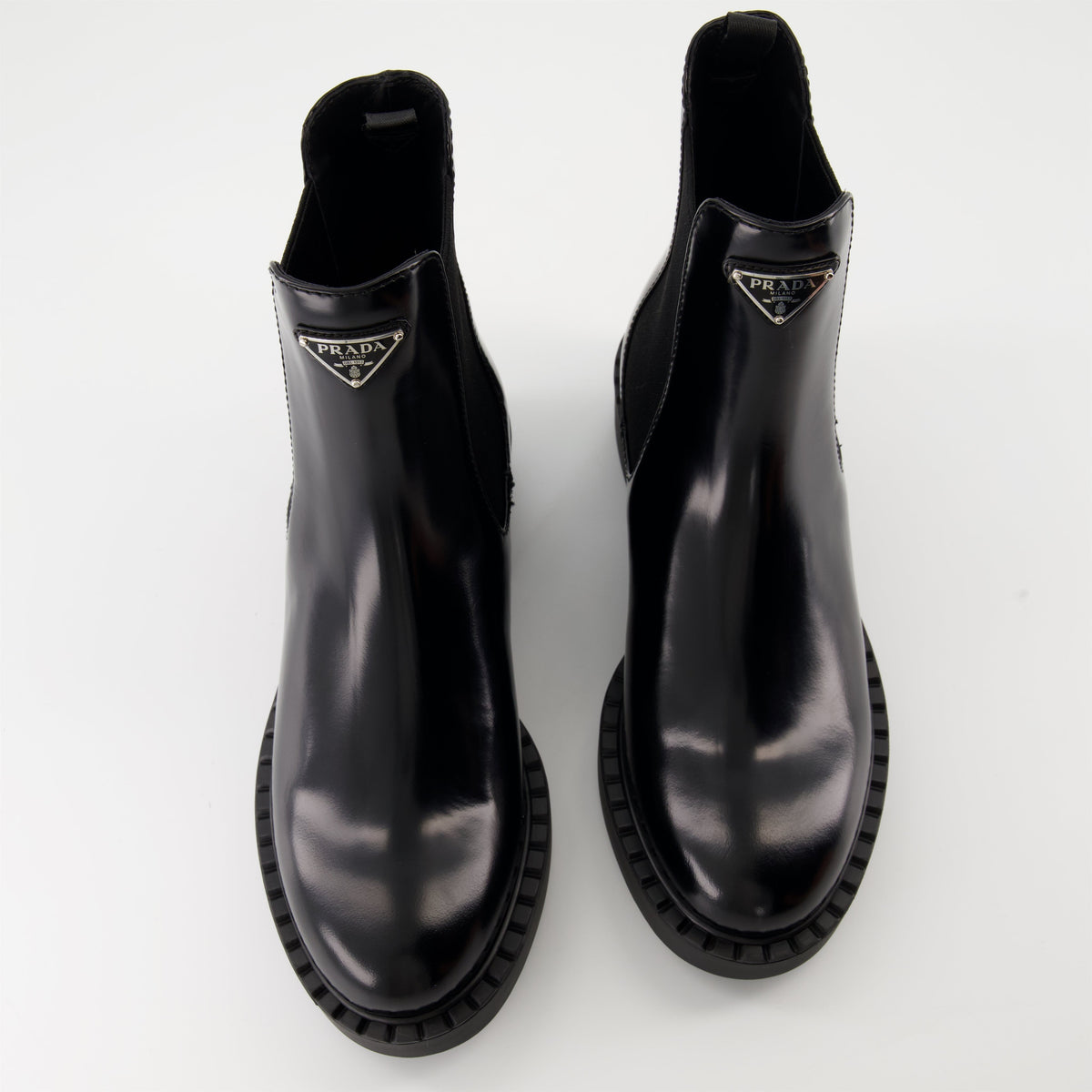 Patent Leather Ankle Boots