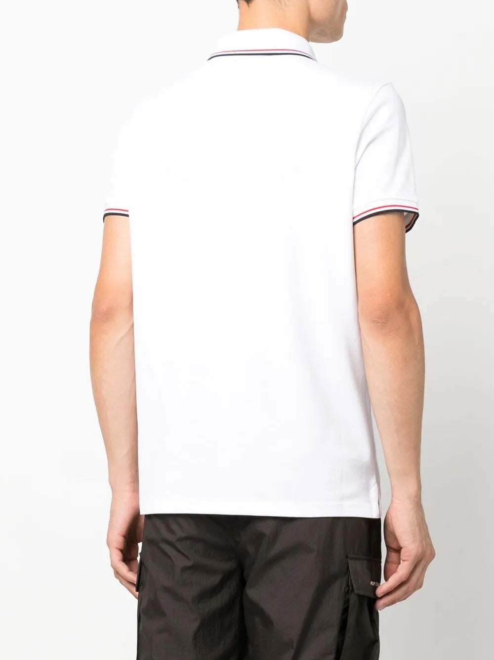 Polo à liserés tricolores