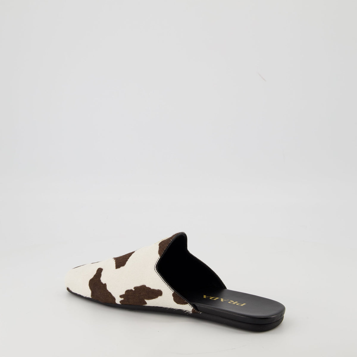 Printed Cow Mules
