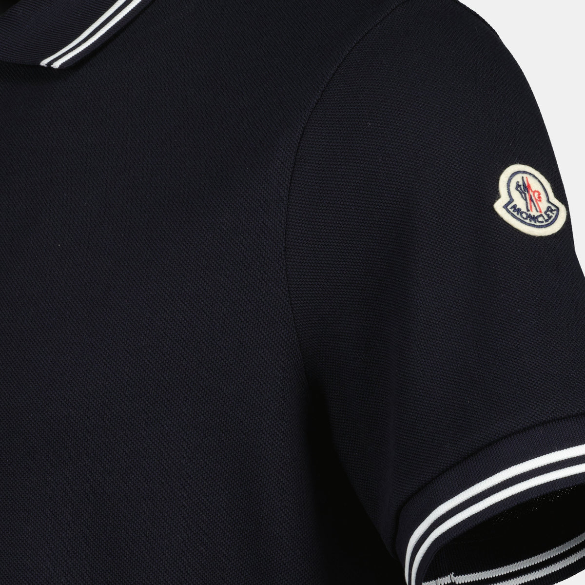 Striped Trim Polo