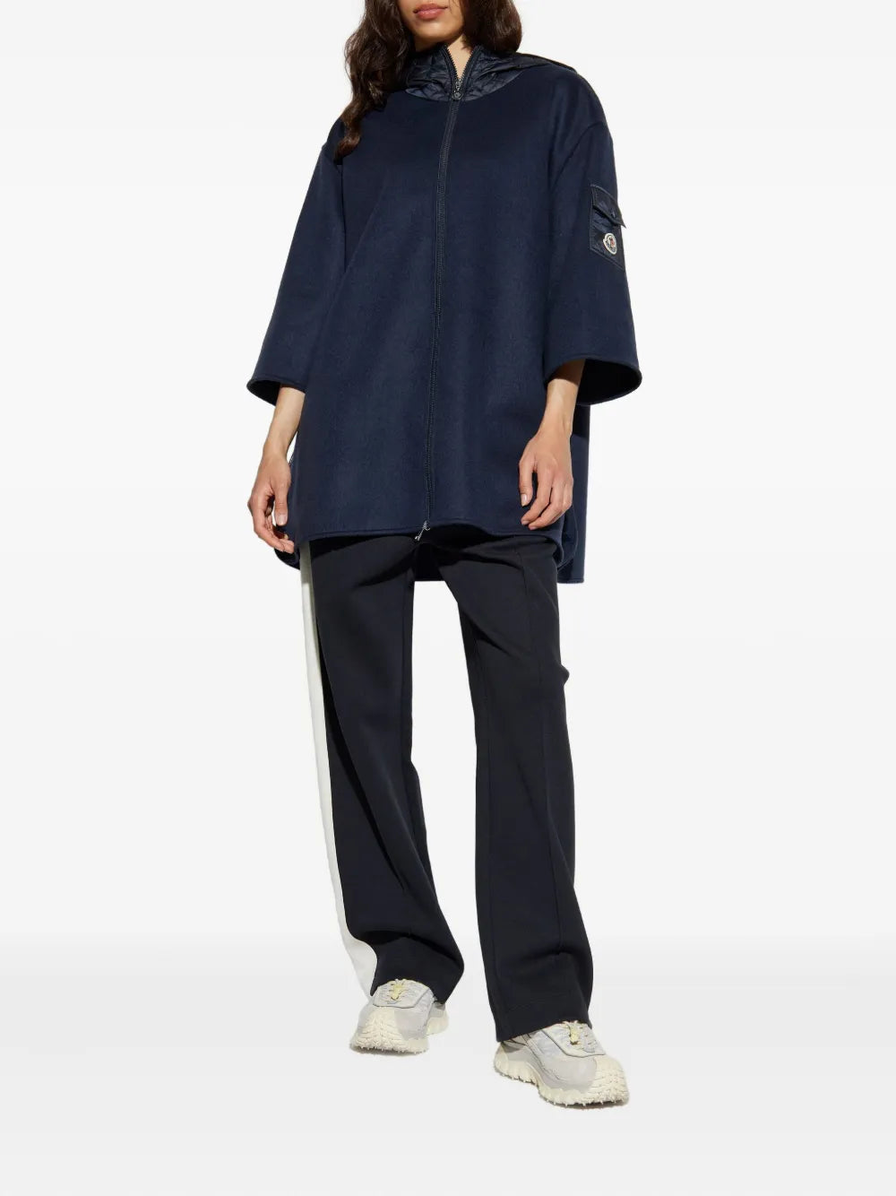 Wool Zip Cape