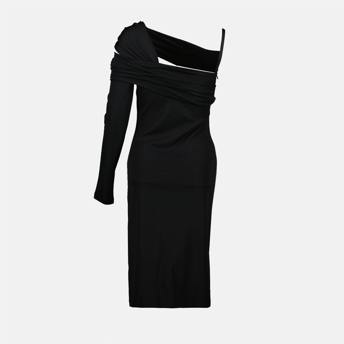 Black Asymmetrical Dress