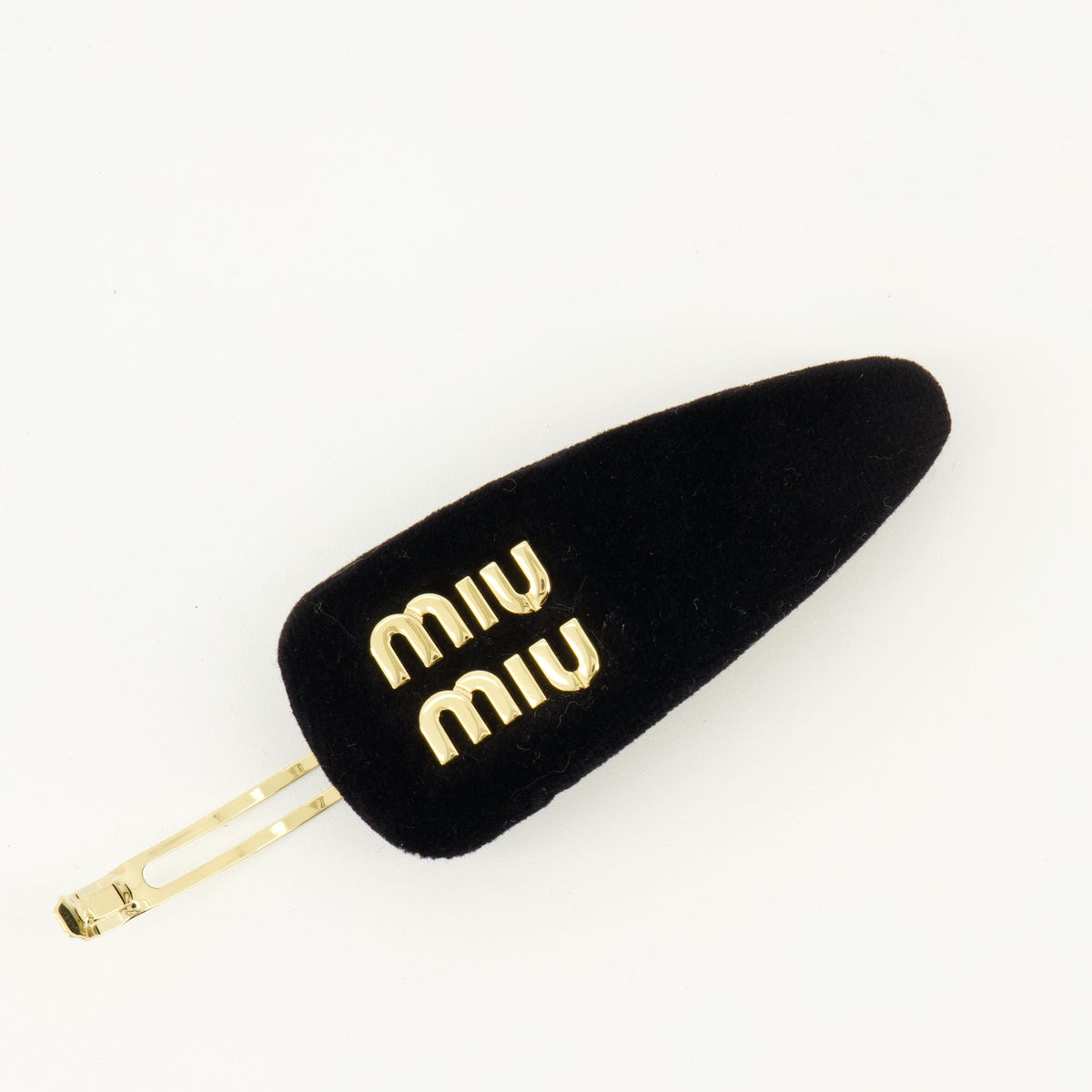 Black Velvet Hair Clip