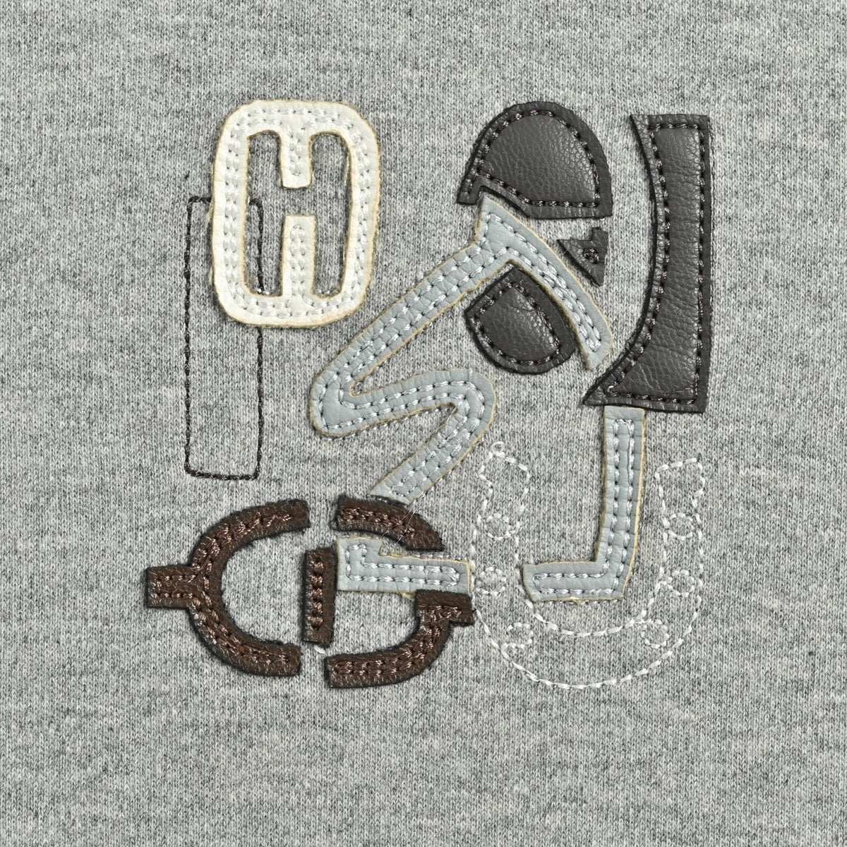 Equestrian Leather Appliqué T-Shirt