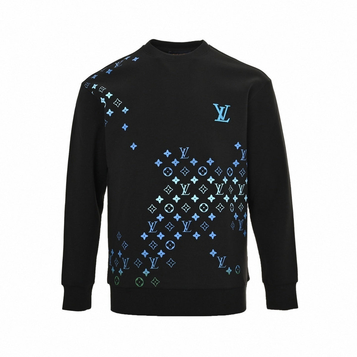 Gradient Monogram Cotton Sweatshirt