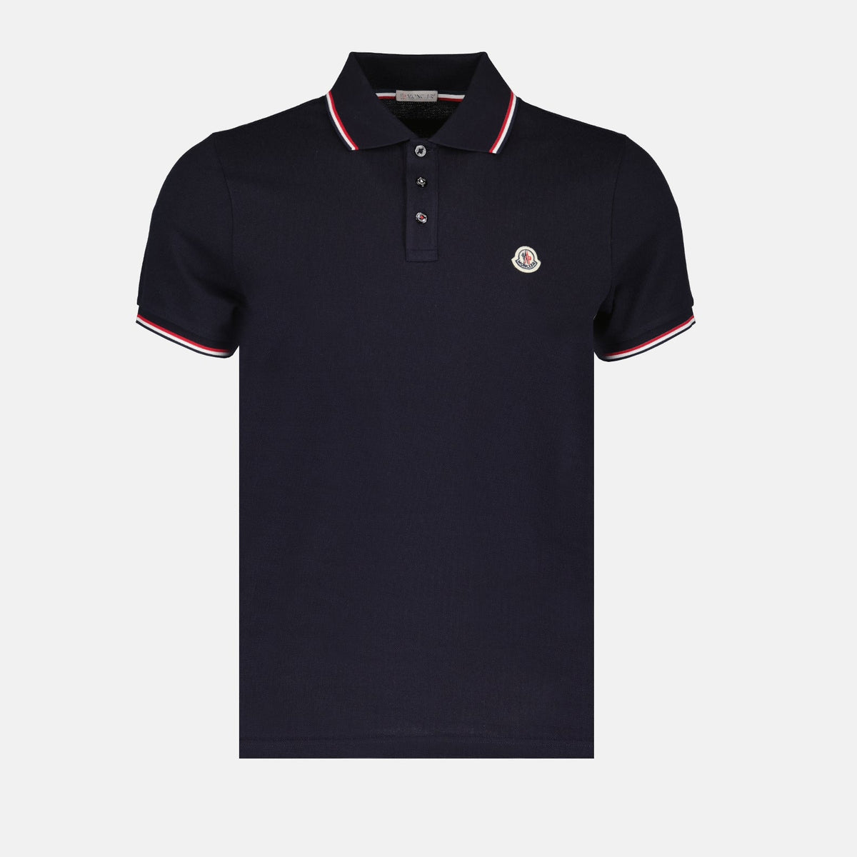 Polo with Tricolor Edges