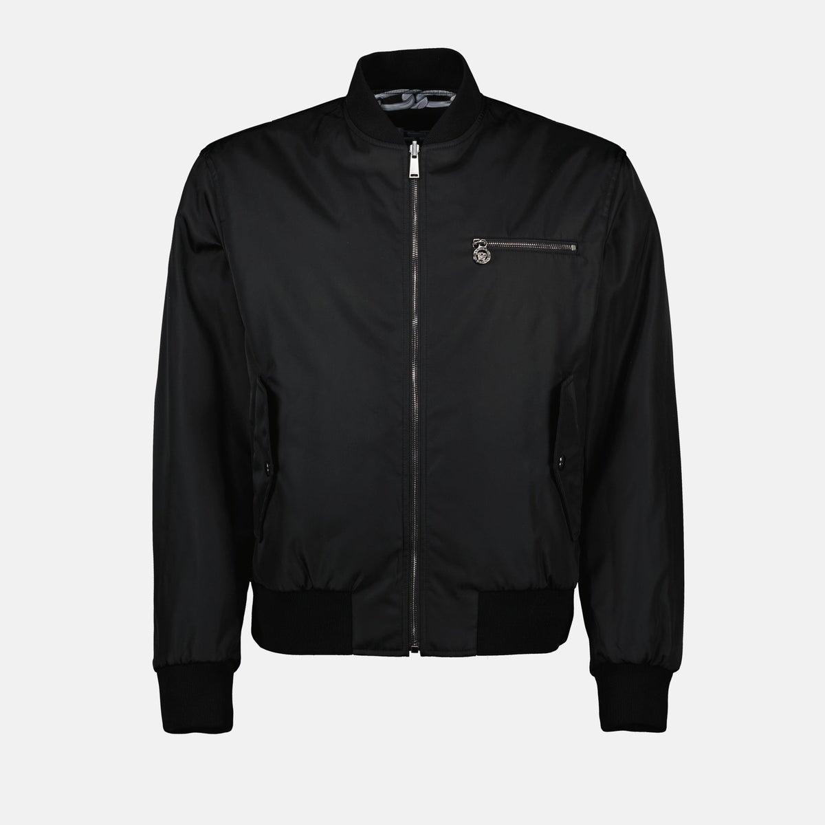 Reversible bomber jacket