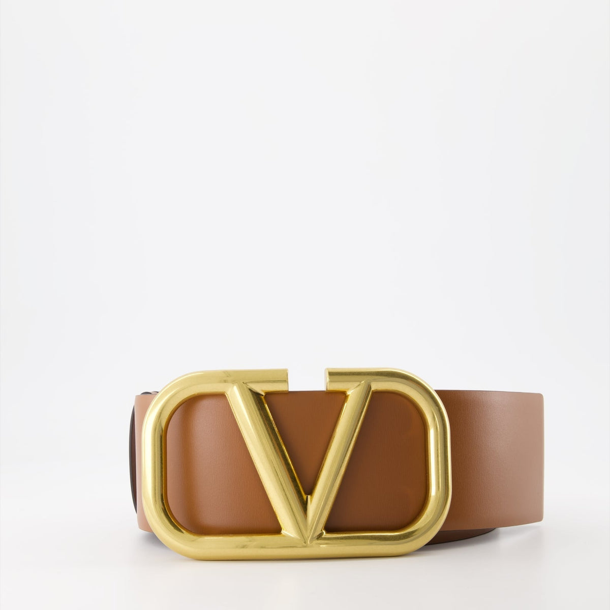VLogo Leather Belt