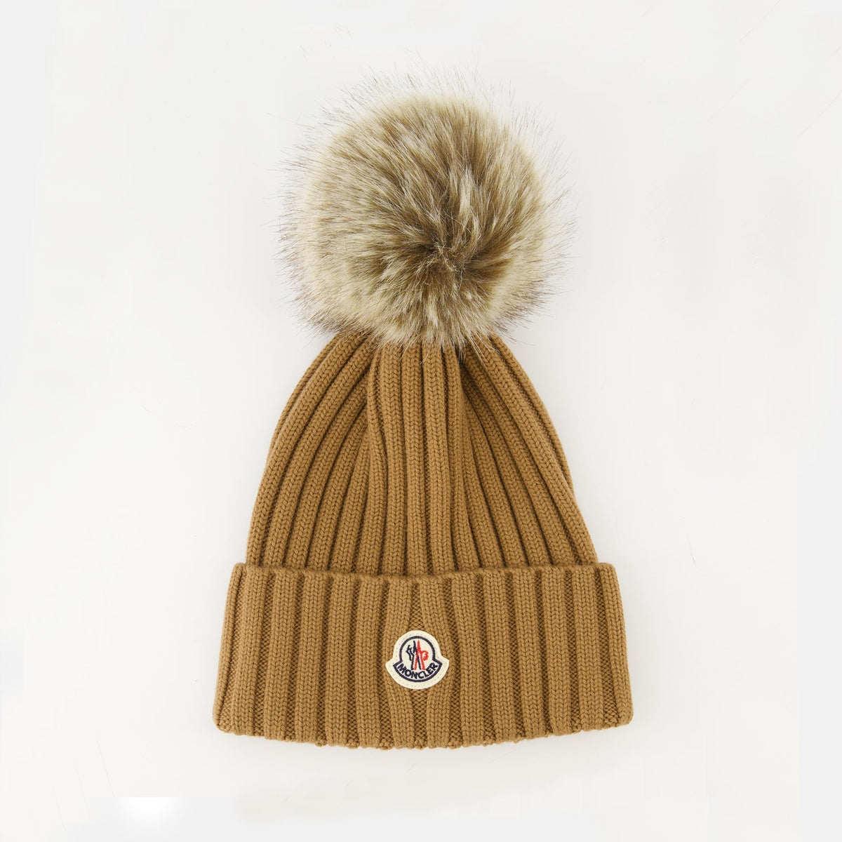 Wool Beanie with Pompom